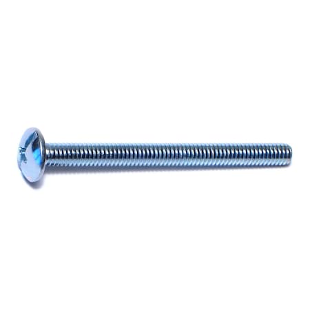 Midwest Fastener #8-32 x 2 in Combination Phillips/Slotted Truss Machine Screw, Zinc Plated Steel, 100 PK 01972